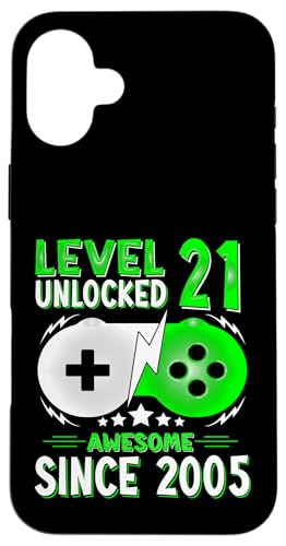 Level 21 Unlocked Birthday 21 Years Old Gifts 21st Birthday �X�}�z�P�[�X iPhone 16 Plus �p