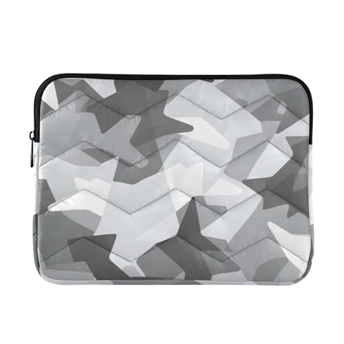 Funda para portátil 13-14 pulgadas camuflaje gris resistente