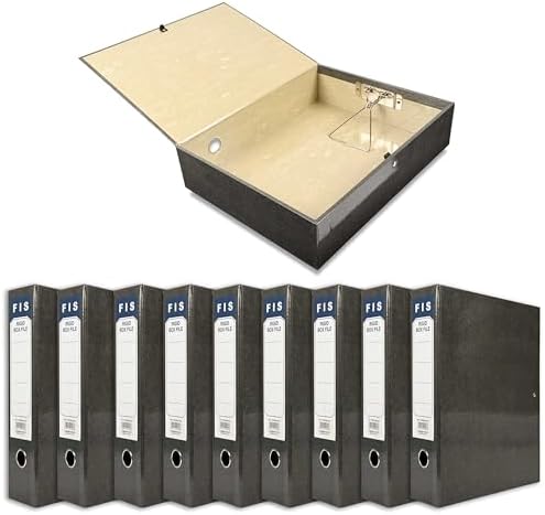 FIS® RIGID Box File, Foolscap Size(350x270mm), 8cm Spine Size ...
