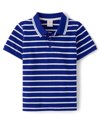 Gymboree,Boys,and Toddler Short Sleeve Polo Shirt,Tidal Striped,6