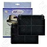 Paquete de 2 filtros de carbón activo 195 x 139 x h 22 mm. Calidad del filtro europeo. Fabricado en Italia. Campana extractora: Faber - Aeg - Ariston - Bauknecht - Beko - Best - Electrolux - Franke - Merolni - Smeg - Whirpool