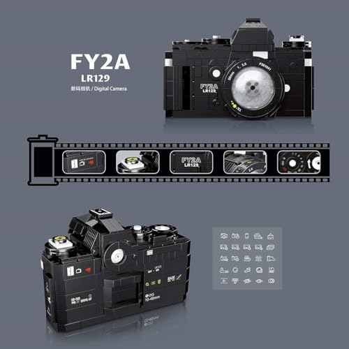 Digital Camera Building Blocks Set, 627 PCS MOC Building Model Kit, Creative Digital Block Set - Image 3