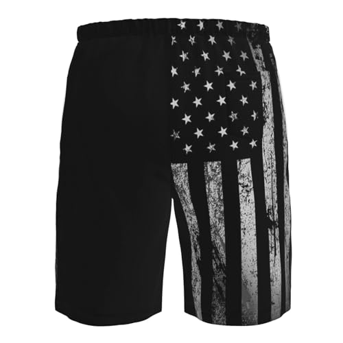 I Heart Love Older Women Swimming Trunks with Liner, Quick Dry Beach Shorts Funny Mens Small Swim Trunks - L Black3