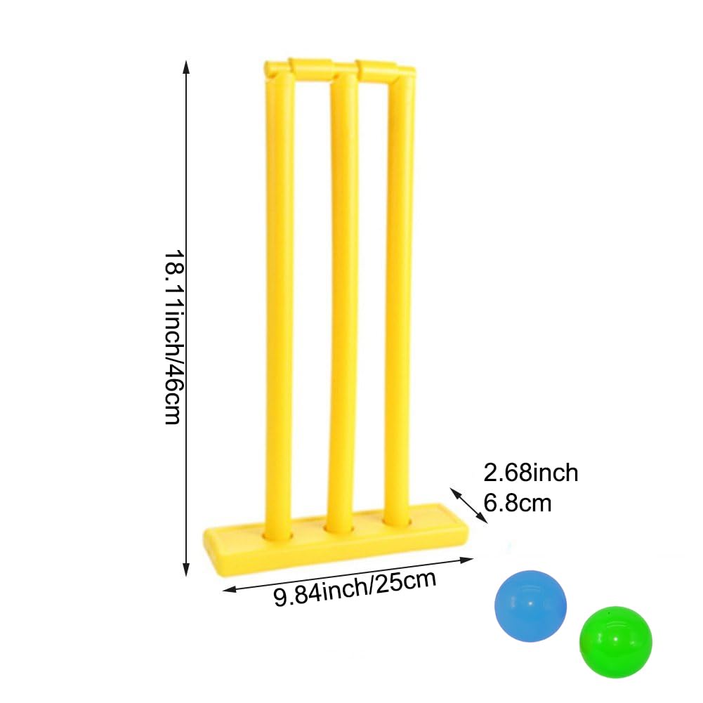 Giochi da Cricket Set di Mazze da Cricket in Plastica Set da Golf per Bambini Giocattoli Sportivi per Bambini Set da Golf Educativo Precoce Giocattolo per Bambini