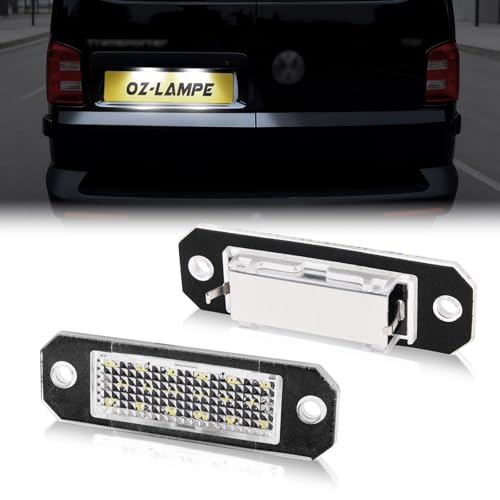 OZ-LAMPE 2 Stücke LED Kennzeichenbeleuchtung für VW Passat sedan Variant T5 T6 Touran, Led Beleuchtâ€¦ – Miniatur