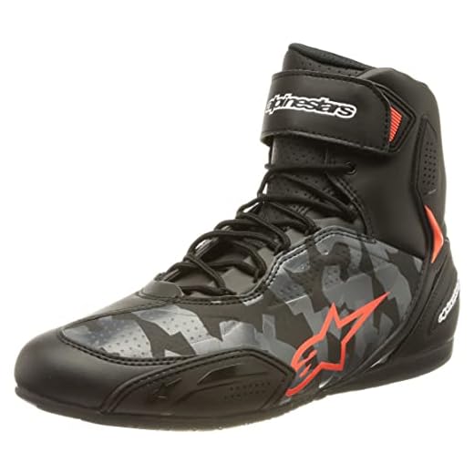 Botas de Moto Alpinestars Faster 3 para Hombre, Deportistas, Verano, Piel y Textil