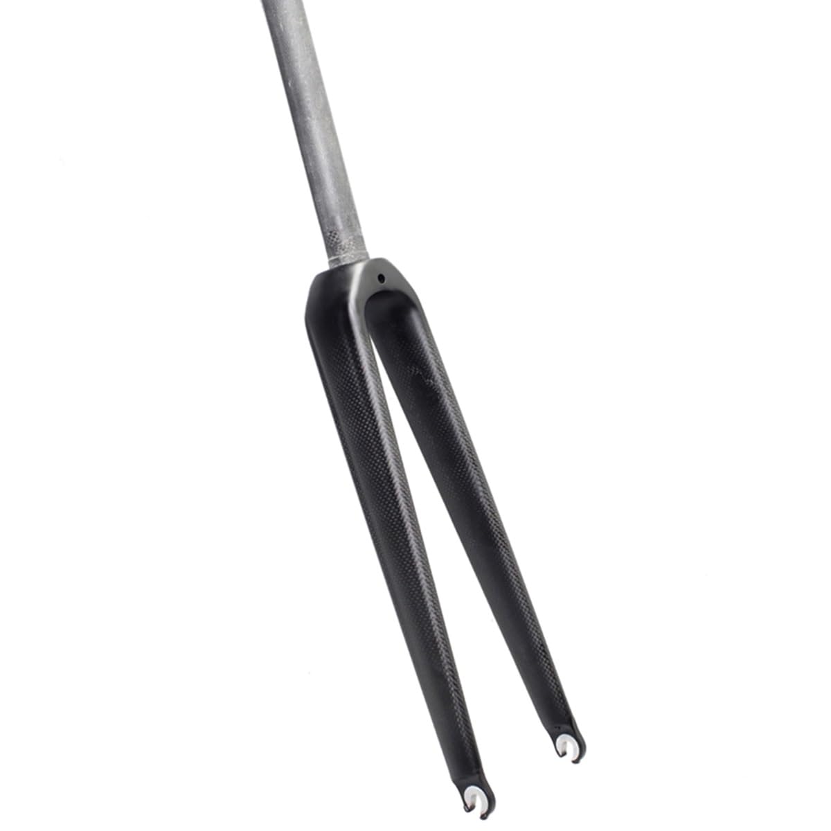 WIQUYBML Rigid Fork 700C Carbon Fiber Road Bike QR 9x100mm Ultralight C Brake 1-1/8 Threadless Tapered Tube Bicycle Front Forks 350g (Color : Black-matte, Size 700c)