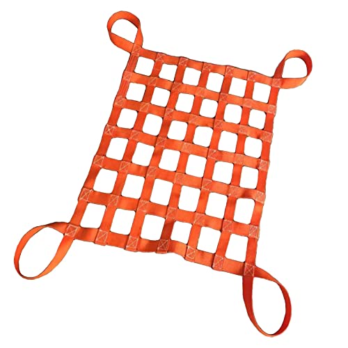 Filet de levage en polyester 1x1m élingue plate de chargement et sécurité
