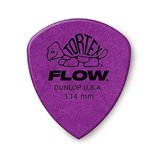 Dunlop 558P114 Médiators Tortex Flow Standard 1,14mm sachet de 12 - Les Beatles, Paul McCartney, John Lennon, RIngo Starr, George Harrison