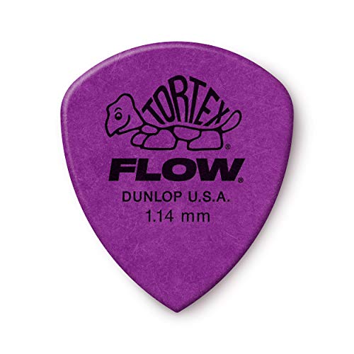 Dunlop 558P114 Médiators Tortex Flow Standard 1,14mm sachet de 12 - Les Beatles, Paul McCartney, John Lennon, RIngo Starr, George Harrison Dunlop 558P114 Médiators Tortex Flow Standard 1,14mm sachet de 12