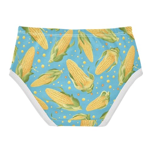 Wusikd Cobs Dots Girls' Underwear Cotton Corn Girls Briefs Soft Toddler Underwear 2T2