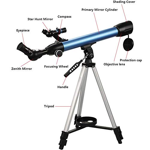 Telescopio Astronómico Refractor Portátil 234x con Trípode miniatura 5
