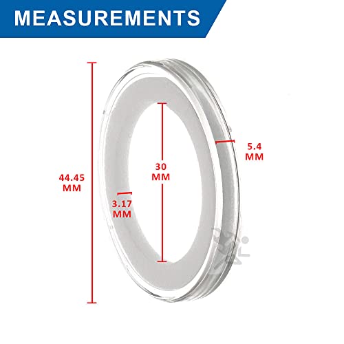 Tubos y portadivisas para monedas de 30mm y tubo almacenamiento miniatura 6