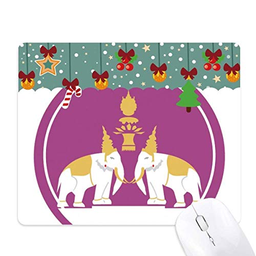 Tapis de souris de Noël en caoutchouc pour décorer votre bureau