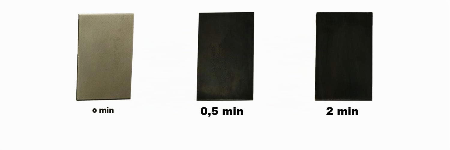 Brunissage 1000 ml appliqué en peignant et en immergeant - Bronzage rapide noir
