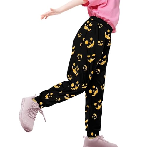 Pinupub Kids Joggers Pants for Boys Girls Elastic Waist Stretch Cute Graphic Bundle Foot Sweatpants4