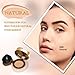 Essential Cushion Foundation, Essential Skin Nuder Cushion, 4-in-1 Triple Layer Korean Skin Care & Face Beauty Makeup, Suit for All Skin Types, (Concealer, Cushion Cream, Setting Powder), #02-NATURAL