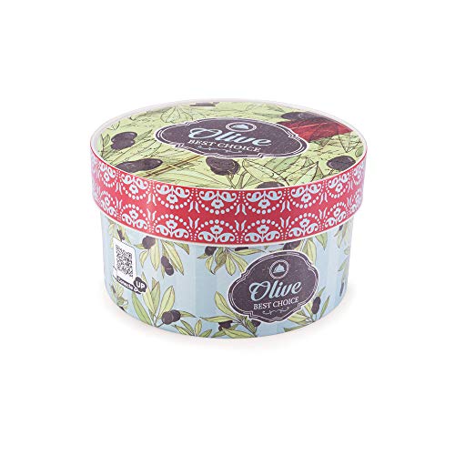 Caixa Redonda Cozinha Retro, Plasútil, Azul, 1, 2 L