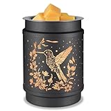 Hummingbird Metal Wax Warmer - Electric Fragrance Candle Oil Burner for Wax Melts as Gifts for Moms, Grandma, Women & Girls