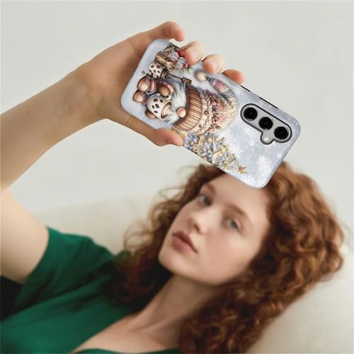 TAMEFOX Case for Samsung Galaxy S24 FE,Anti Drop Scratch Protective Phone Cover Case for Women Girl-Christmas Decorations-Santa Claus - image 7