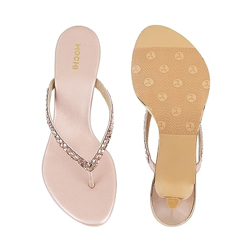Image of Mochi Women Kitten Heel Fashion Sandal