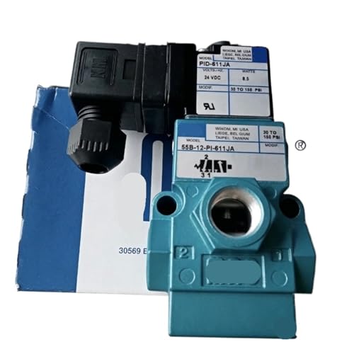 Vanne magnétique électronique 55B-12-PI-511BA pour circuit industriel - 5