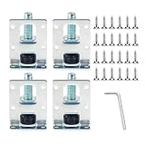 Installation facile et pratique : les pieds réglables sont livrés avec tout le matériel nécessaire pour une installation facile. Vissez-les dans le bas de vos meubles et ajustez la hauteur comme vous le souhaitez pour une installation stable et équilibrée.