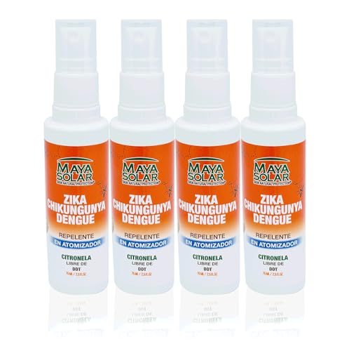 Repelentes, Tools Maya Solar Kit de Repelente De Mosquitos 3 Pz+1 De Regalo. Protege y Cuida Tu Piel Sin Sensasión Pegajosa Spray 4 4 pz de 75 ml (300 ml)