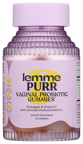 Lemme Purr Vaginal Probiotic Gummies for Women, 30-Day Supply