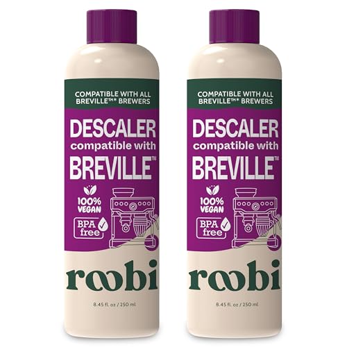 Comparison: Best Descaler For Breville Espresso Machine 2 Breville Compatible Descaling Solution. Specially Formulated to Clean & Descale your Breville Espresso Machine. 2 Uses per Bottle, 2 Pack. Eco-Friendly Carbon Neutral Descaler Kit.