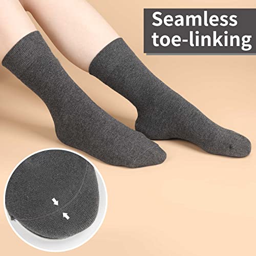 Image of FGZ Women Thin Cotton Socks Soft Cozy Socks Cute Ankle Crew Socks 5 Pairs