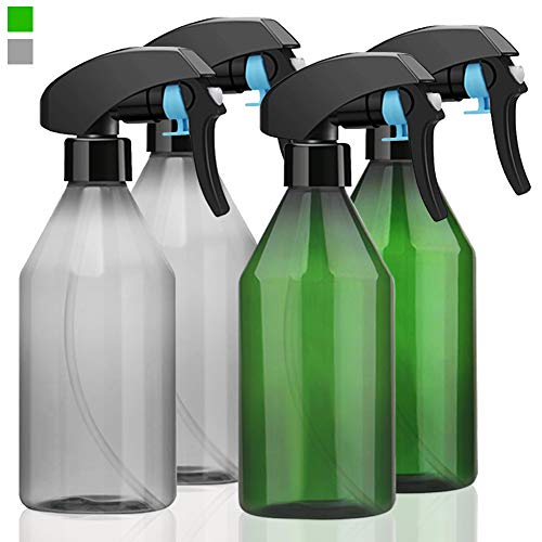 Preisvergleich Produktbild YANGTE 4er-Pack Pflanzensprüher, feiner Nebel, Sprühflasche für Reinigungslösung, Gartenarbeit, leeres Sprühgerät 300 ml
