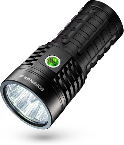 Semplice utilizzo del faro: Off, nell'interfaccia avanzata UI, è possibile effettuare rapidamente 7 clic per mettere in pausa l'indicatore della batteria, ciclo di Alto / lampeggiante / spento / basso. Nell'interfaccia semplice UI, Off della torcia LED, 4 clic rapidi per la funzione di blocco momentaneo, per evitare che si accenda improvvisamente quando la si mette nel pacchetto; la modalità LOCKOUT offre anche una luce bassa momentanea quando si preme il pulsante. Svitare leggermente la batteria e avvitarla nuovamente per sbloccare la torcia dalla modalità di blocco.