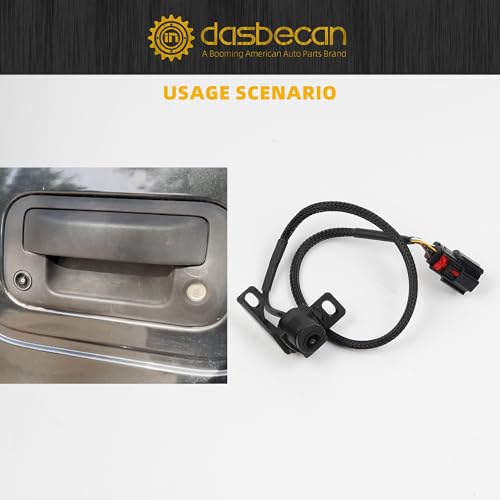 Image of Dasbecan Backup Camera Compatible with Ford F250 F350 F450 F550 Super Duty Pickup 2008-2012 Reverse Parking Asisst OE Replaces 9C3Z-19G490-E 9C3T-19G490-BD 9C3Z19G490E 9C3T19G490BD