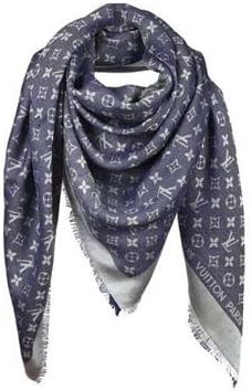 Louis Vuitton Monogram Denim Shawl M71376 : Amazon.co.uk: Grocery