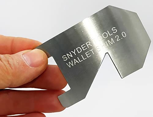 Wallet Shim - Credit Card Size Tool | Cool Gadgets for Men and Women: Stainless Steel Wallet Card2