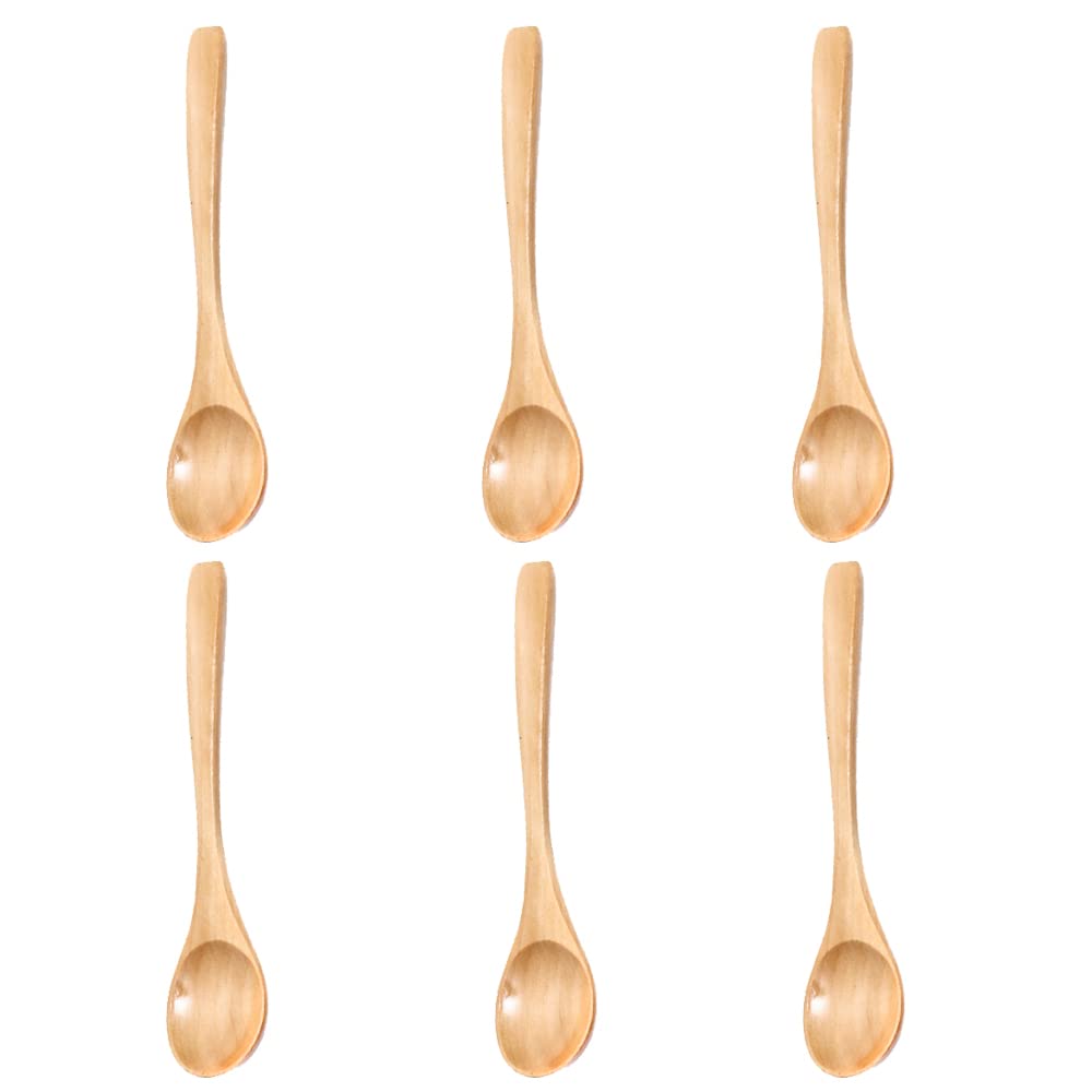 Set Di 15 Cucchiai Di Legno Piccoli - Palette Per Marmellata, Spezie, Caffè, Zucchero E Farina - Foto 8