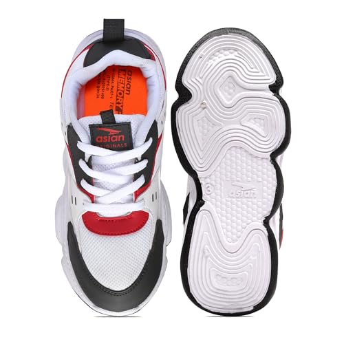 Image of ASIAN Kids UNITY-01 Stylish Sports mid Top Running and Walking Shoes with Velcro for Boys and Kids with Upper mesh for Extra Comfort