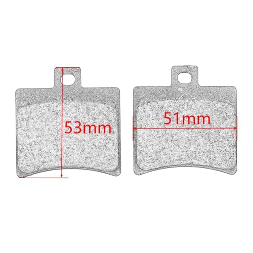 Plaquettes de frein arrière pour moto Scarabeo et SR50 Ditech - 6