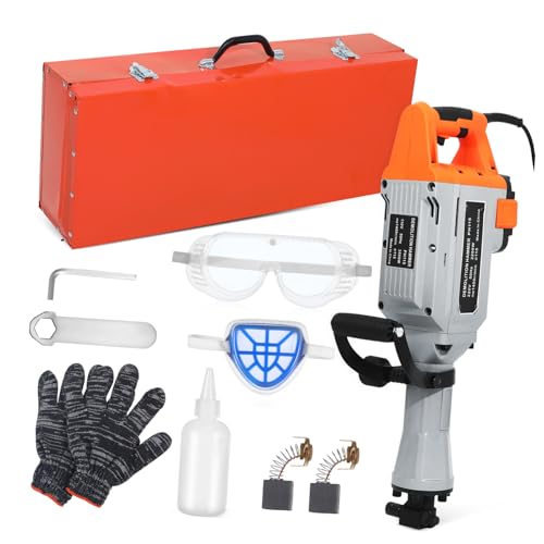 OSALADI Electric Demolition Hammer Drill for Concrete Breaking Heavy Duty Rotary Hammer with Powerful Performance for Construction and Renovation Projects