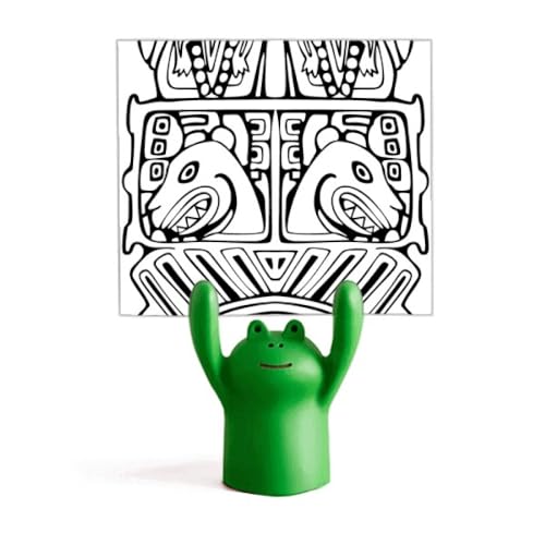 Support pour totem de dessin indien grenouille stable pour atelier créatif