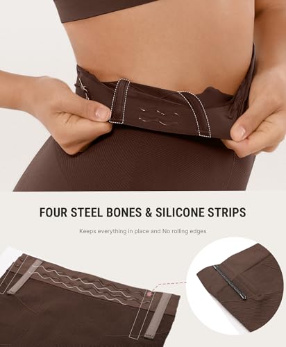 Image of FeelinGirl Body Shaper Tummy Control Shapewear Underwear High Waisted Shaping Briefs Panty Girdle