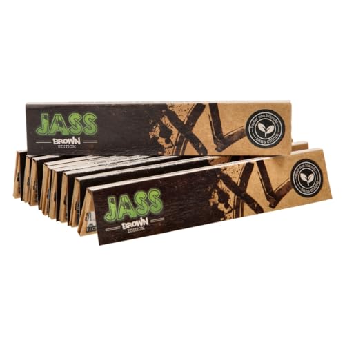 .FEUILLE A ROULER JASS BROWN EDITION XL X10 - sans nicotine ni tabac