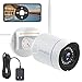 [PTZ & Built-in Mic] xmartO Add-on 960p HD Wireless Pan Tilt WiFi Security Camera with Audio, 180° Pan and 55° Tilt Remote Control, 80ft IR Night Vision, 4mm Lens, 4X Digital Zoom