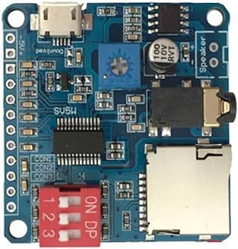 Voice Sound Playback Module Arduino MP3 Player Module UART I/O Trigger ...