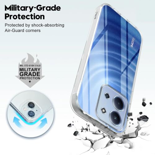 Image of REALCASE Silicone Back Cover Case, Scratch Resistant Protective Crystal Clear Transparent Shock Proof Back Cover Case for Mi Redmi 15C 5G