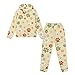 ORGYPET Boys Jogging Suits M Youths Pullover Sweatshirts 2024 Trendy Fashionable Versatile Kids Sweatsuit Youths Oversized Sweatshirt Keep Children Fresh All Day Long, Paw Floral Print