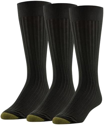 Gold Toe Men's Classic Canterbury Crew Socks, 3 Pairs