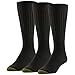 Gold Toe Men's Canterbury Dress Sock, Brown,Sock Size 10-13, 3-Pack