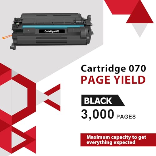 070 Black Toner Cartridge 2-Pack Compatible Replacement for Canon 070 Toner Cartridge crg-070 for imageCLASS MF465dw MF462DW LBP247dw LBP246dw MF462 LBP247 LBP246 Printer